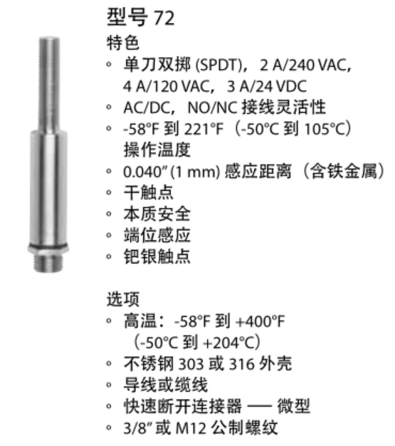 艾默生 topworx GO Switch感应开关